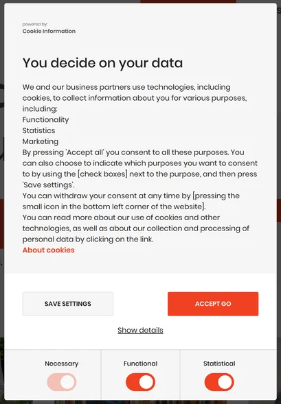 GDPR Popup