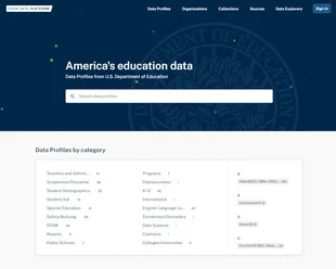 US Department of Education Open Data Platform
