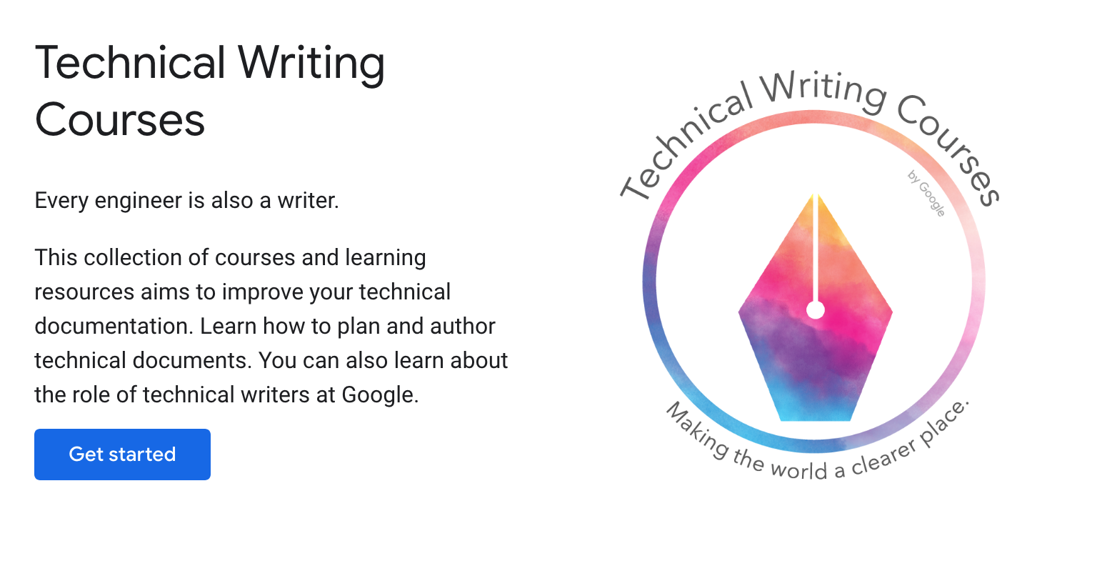 Google Technical Writing