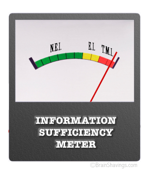 Information Sufficiency Meter